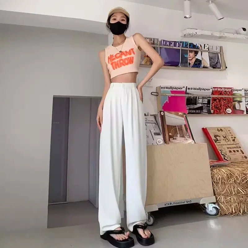 Straight leg pantalon