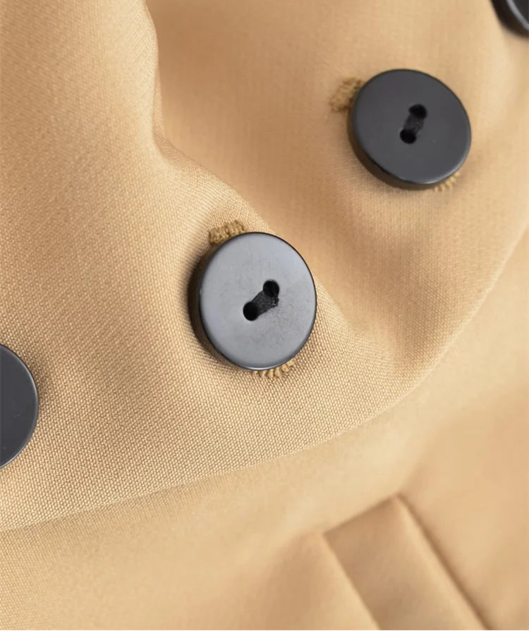 Chic dames gilet met V-hals in camel/beige kleur