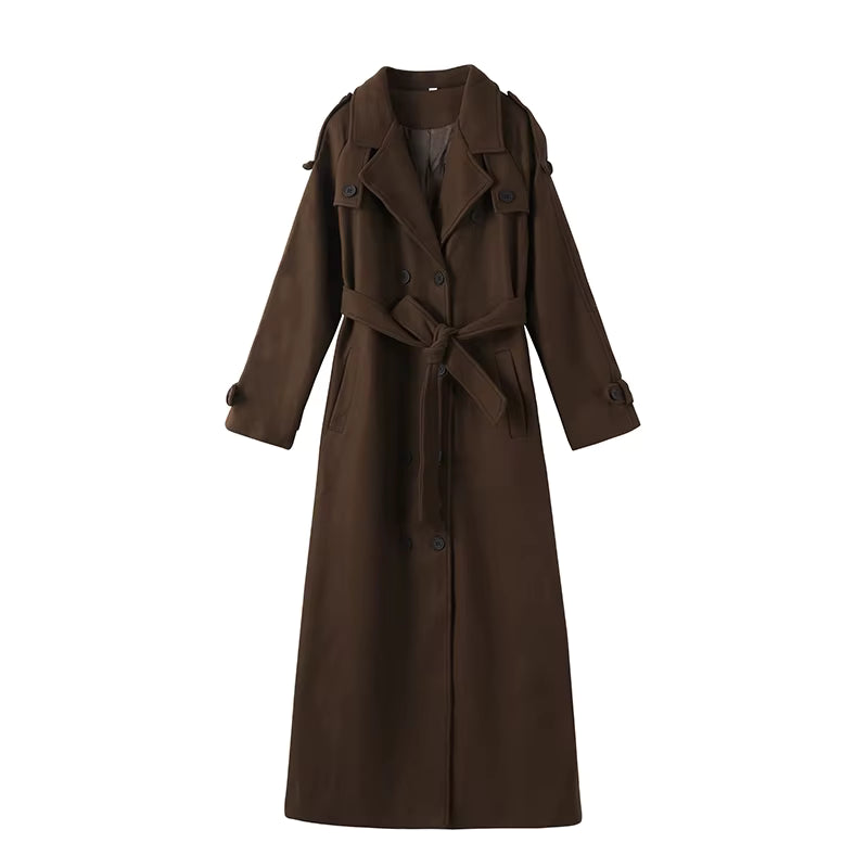 Lange jas van wolmix